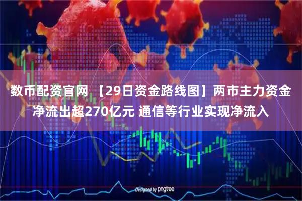 数币配资官网 【29日资金路线图】两市主力资金净流出超270亿元 通信等行业实现净流入